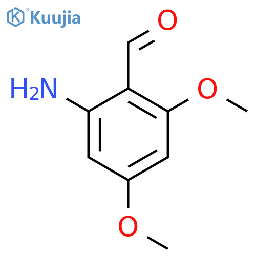 2-Amino-4,6-dimethoxybenzaldehyde structure