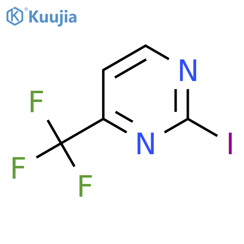 2-Iodo-4-(trifluoromethyl)pyrimidine structure