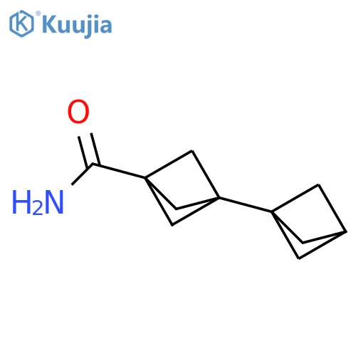 3-{bicyclo[1.1.1]pentan-1-yl}bicyclo[1.1.1]pentane-1-carboxamide structure