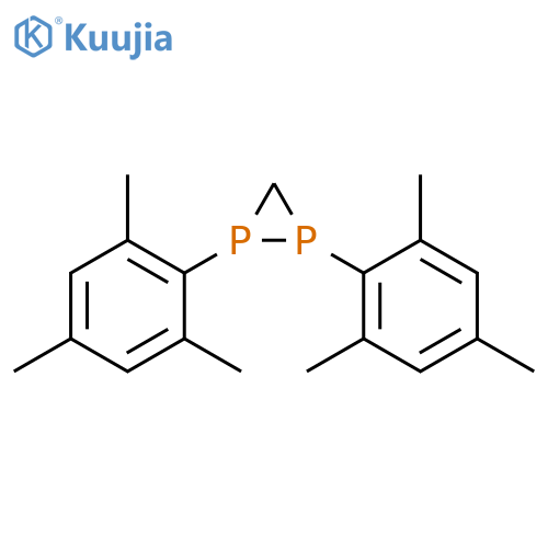 Diphosphirane, 1,2-bis(2,4,6-trimethylphenyl)- structure