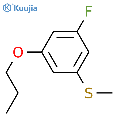 1-fluoro-3-methylsulfanyl-5-propoxybenzene structure