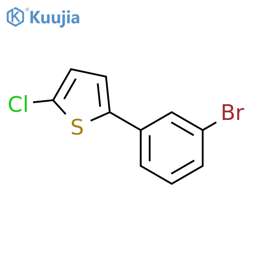 2-(3-BROMOPHENYL)-5-CHLOROTHIOPHENE structure