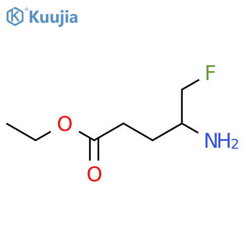 ethyl 4-amino-5-fluoropentanoate structure