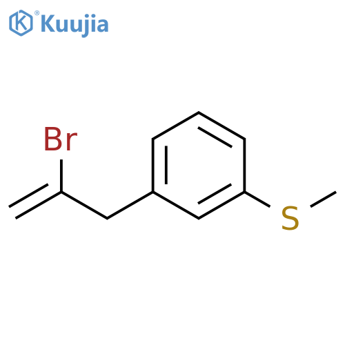2-Bromo-3-[3-(methylthio)phenyl]-1-propene structure