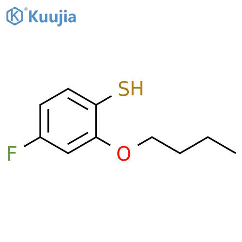 2-butoxy-4-fluorobenzenethiol structure