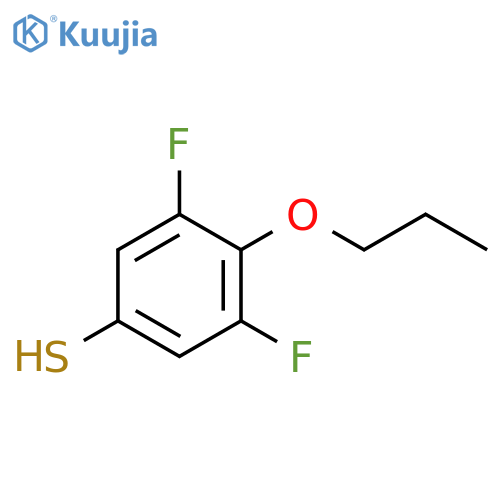 3,5-Difluoro-4-n-propoxythiophenol structure