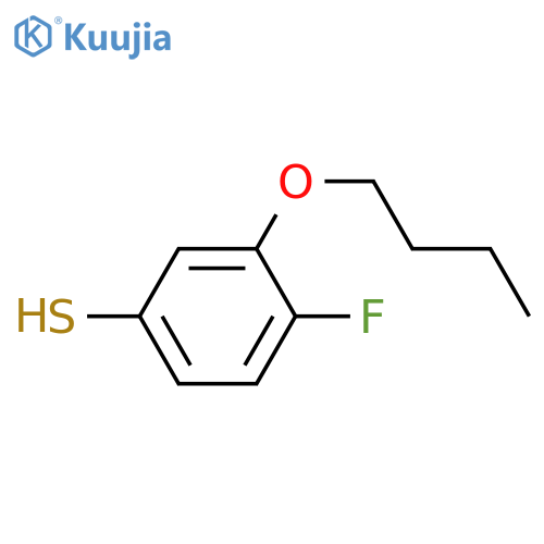 3-butoxy-4-fluorobenzenethiol structure
