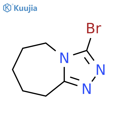 3-bromo-5H,6H,7H,8H,9H-1,2,4triazolo4,3-aazepine structure
