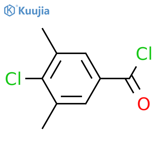4-Chloro-3,5-dimethylbenzoyl chloride structure
