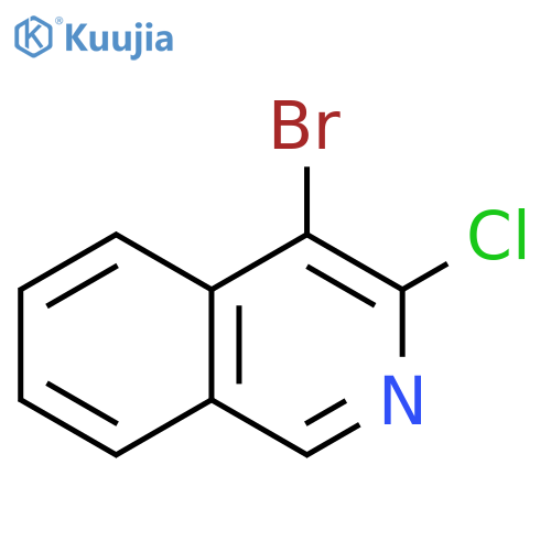 Isoquinoline, 4-bromo-3-chloro- structure