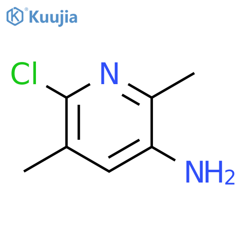 6-chloro-2,5-dimethylpyridin-3-amine structure