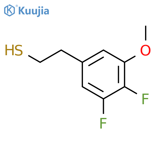 2-(3,4-DIFLUORO-5-METHOXYPHENYL)ETHANETHIOL structure