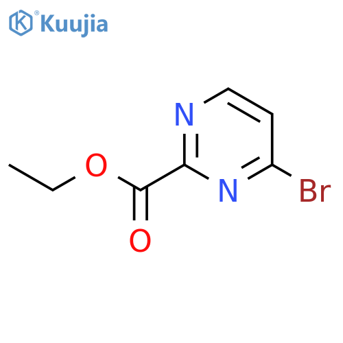 Ethyl 4-bromopyrimidine-2-carboxylate structure