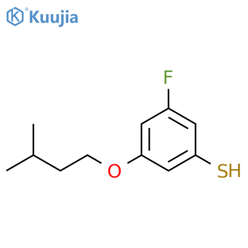 5-Fluoro-3-iso-pentoxythiophenol structure