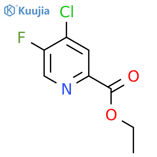 Ethyl 4-chloro-5-fluoropicolinate structure