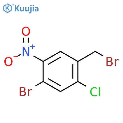 Benzene, 1-bromo-4-(bromomethyl)-5-chloro-2-nitro- structure