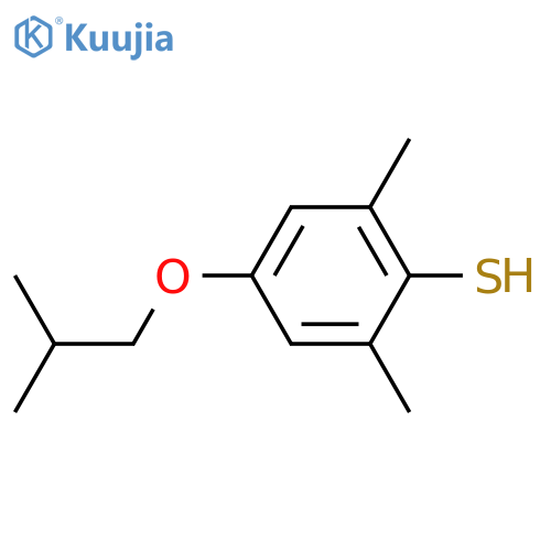 2,6-dimethyl-4-(2-methylpropoxy)benzenethiol structure