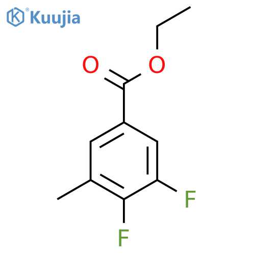 Ethyl 3,4-difluoro-5-methylbenzoate structure