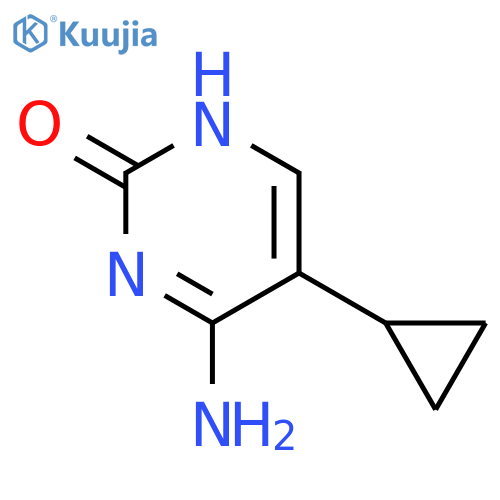 2(1H)-Pyrimidinone, 4-amino-5-cyclopropyl- structure