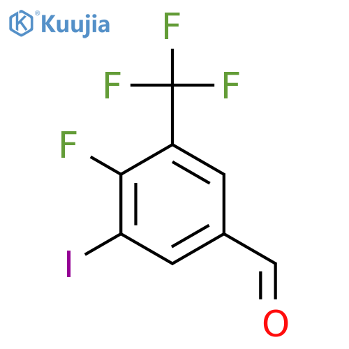4-Fluoro-3-iodo-5-(trifluoromethyl)benZaldehyde structure