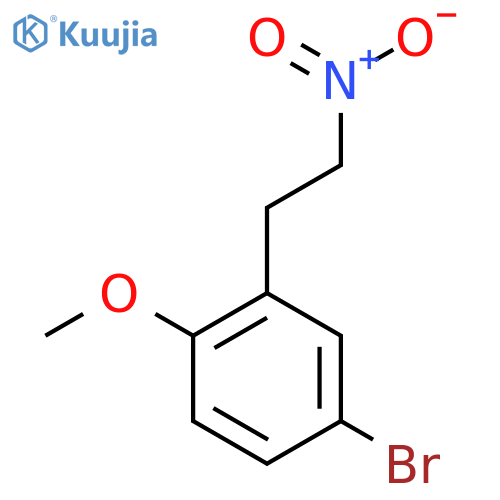 4-Bromo-1-methoxy-2-(2-nitroethyl)benzene structure