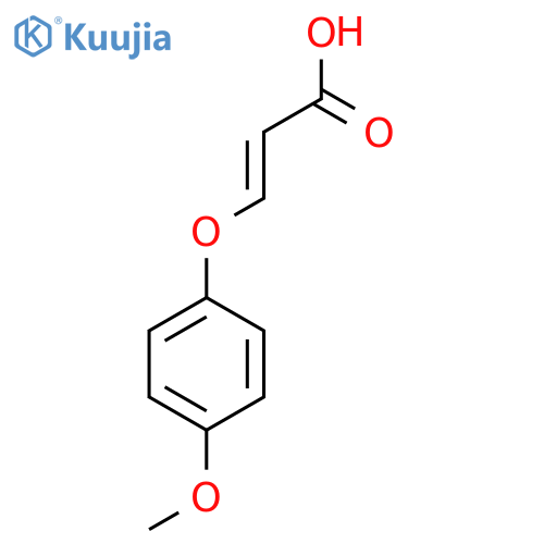 3-(4-Methoxyphenoxy)prop-2-enoic acid structure