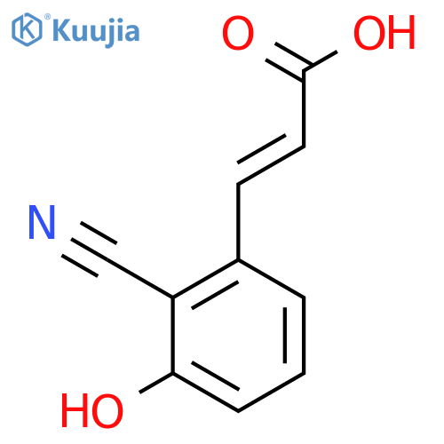 2-Cyano-3-hydroxycinnamic acid structure