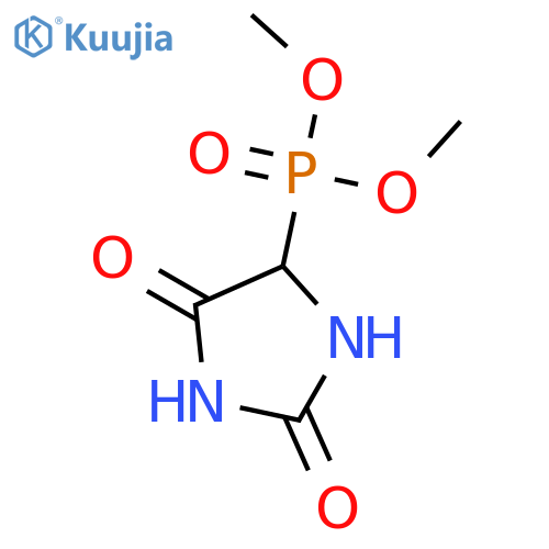 Phosphonic acid, (2,5-dioxo-4-imidazolidinyl)-, dimethyl ester structure