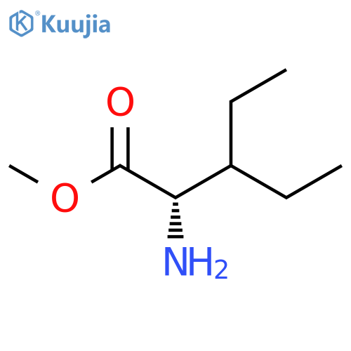 methyl (2S)-2-amino-3-ethylpentanoate structure