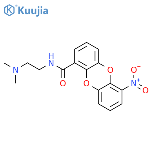 Dibenzo[b,e][1,4]dioxin-1-carboxamide,N-[2-(dimethylamino)ethyl]-6-nitro- structure