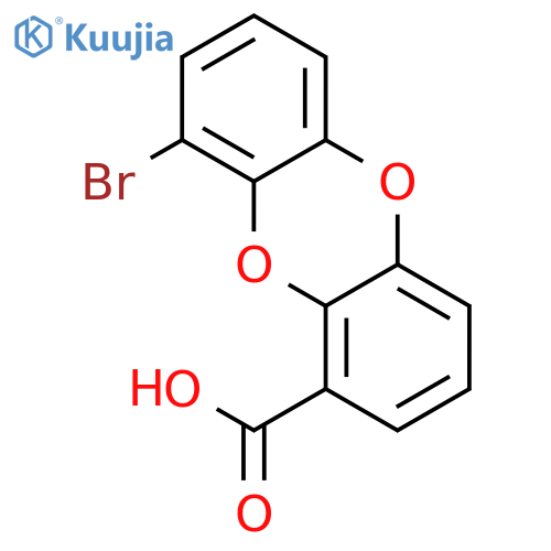 Dibenzo[b,e][1,4]dioxin-1-carboxylic acid, 9-bromo- structure