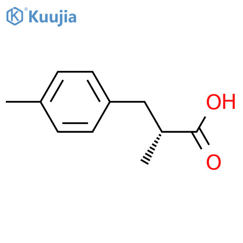 (2R)-2-methyl-3-(4-methylphenyl)propanoic acid structure