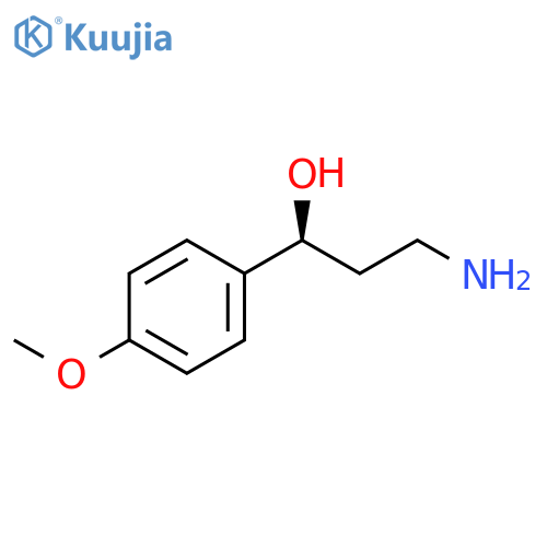 (1S)-3-amino-1-(4-methoxyphenyl)propan-1-ol structure