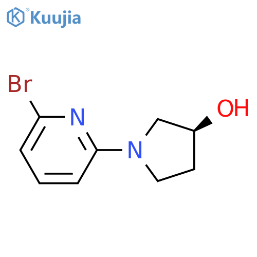(S)-1-(6-Bromo-pyridin-2-yl)-pyrrolidin-3-ol structure