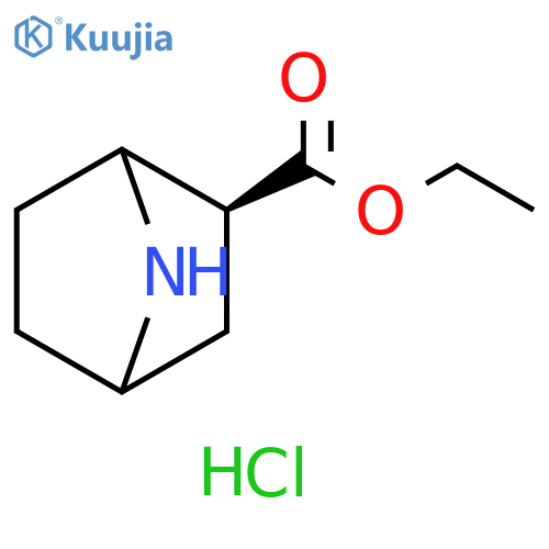 7-Azabicyclo2.2.1heptane-2-carboxylic acid ethyl ester hydrochloride structure