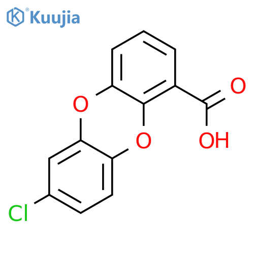 Dibenzo[b,e][1,4]dioxin-1-carboxylic acid, 7-chloro- structure