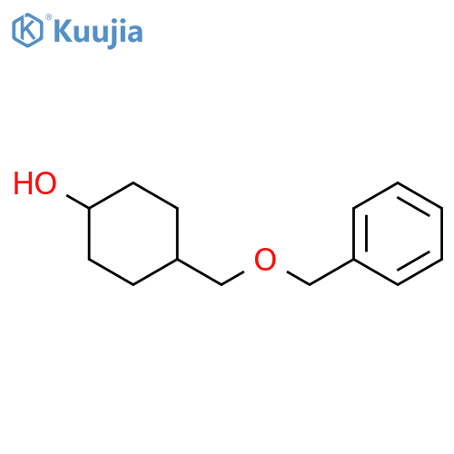 Cyclohexanol, 4-[(phenylmethoxy)methyl]-, trans- structure