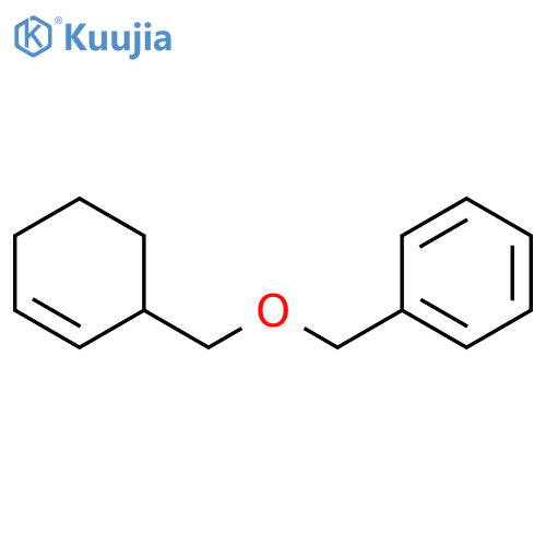 Benzene, [(2-cyclohexen-1-ylmethoxy)methyl]- structure