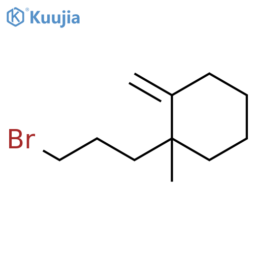 Cyclohexane, 1-(3-bromopropyl)-1-methyl-2-methylene- structure