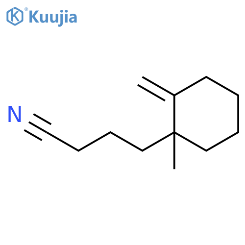 Cyclohexanebutanenitrile, 1-methyl-2-methylene- structure