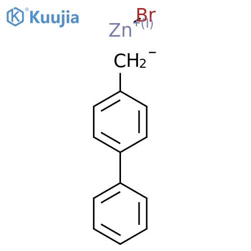 (Biphenyl-4-ylmethyl)zinc bromide, 0.50 M in THF structure