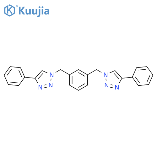 1H-1,2,3-Triazole, 1,1'-[1,3-phenylenebis(methylene)]bis[4-phenyl- structure