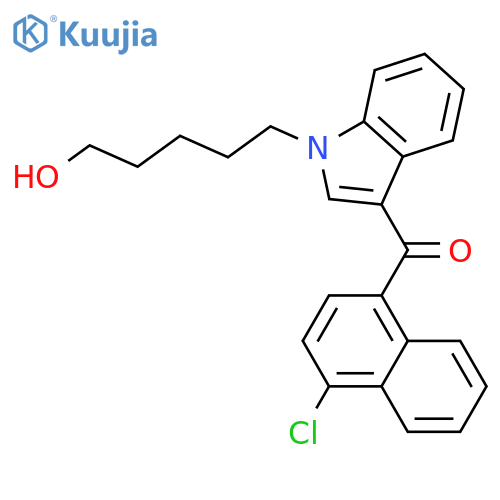 JWH 398 N-(5-hydroxypentyl) metabolite structure