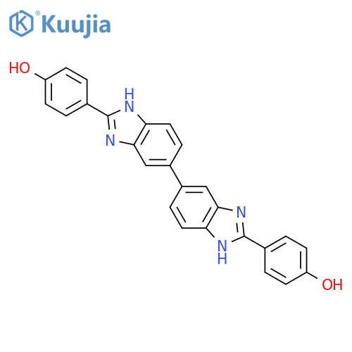 Phenol, 4,4'-[5,5'-bi-1H-benzimidazole]-2,2'-diylbis- structure