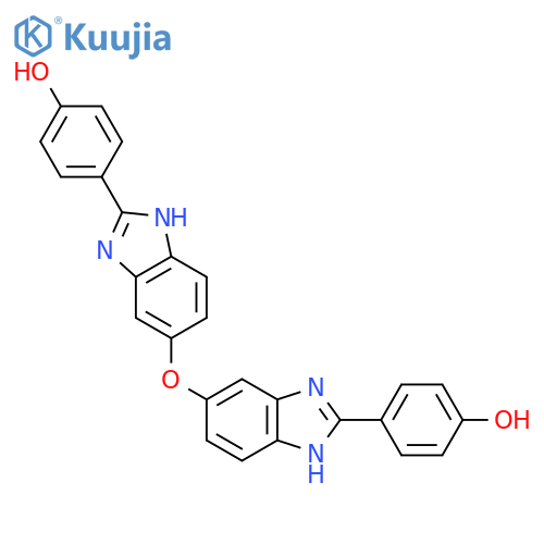 Phenol, 4,4'-[oxybis(1H-benzimidazole-5,2-diyl)]bis- structure