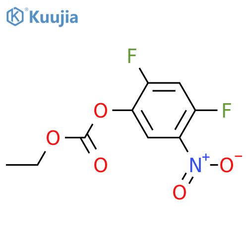 2,4-Difluoro-5-nitrophenyl Propionate Ethyl 2,4-Difluoro-5-nitrophenoxycarboxylate structure