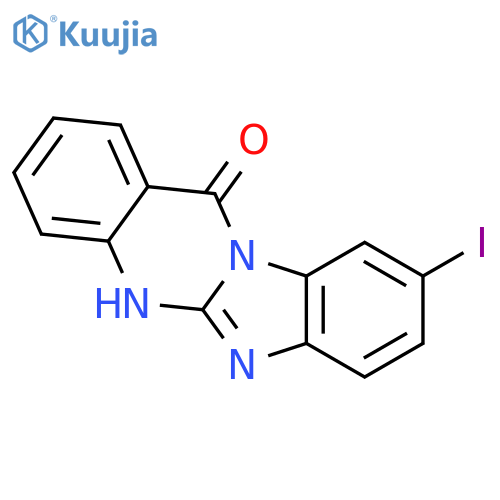 BENZIMIDAZO[2,1-B]QUINAZOLIN-12(5H)-ONE, 9-IODO- structure