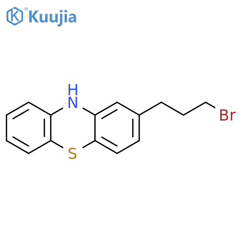 10H-Phenothiazine, 2-(3-bromopropyl)- structure