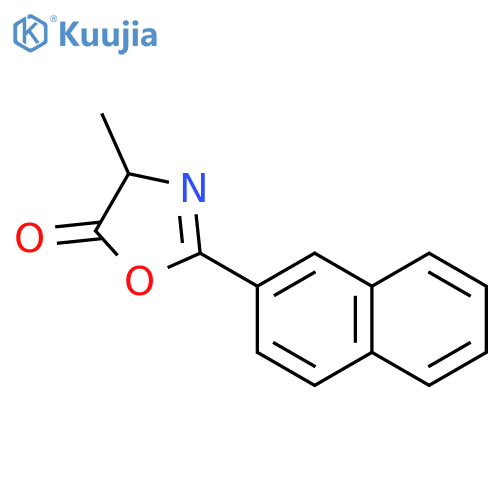 5(4H)-Oxazolone, 4-methyl-2-(2-naphthalenyl)- structure