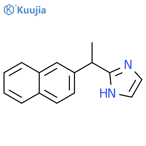 1H-Imidazole, 2-[1-(2-naphthalenyl)ethyl]- structure